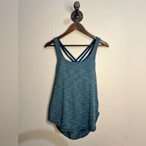 lululemon athletica Teal Strappy Tank Top